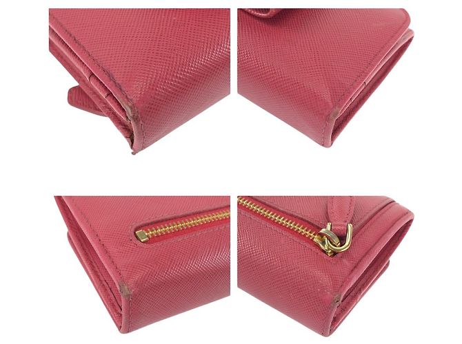 Portafoglio lungo Prada Saffiano Ribbon - vista 7