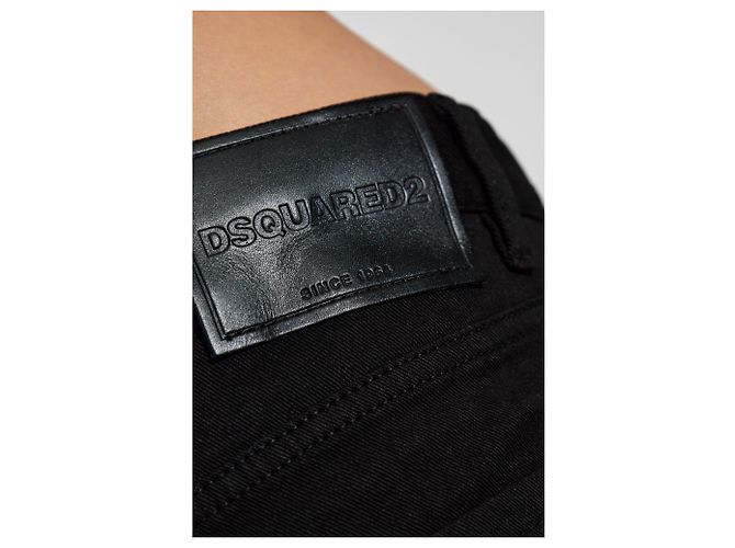 Vaqueros skinny Jenna Dsquared2 negros de algodón - vista 5