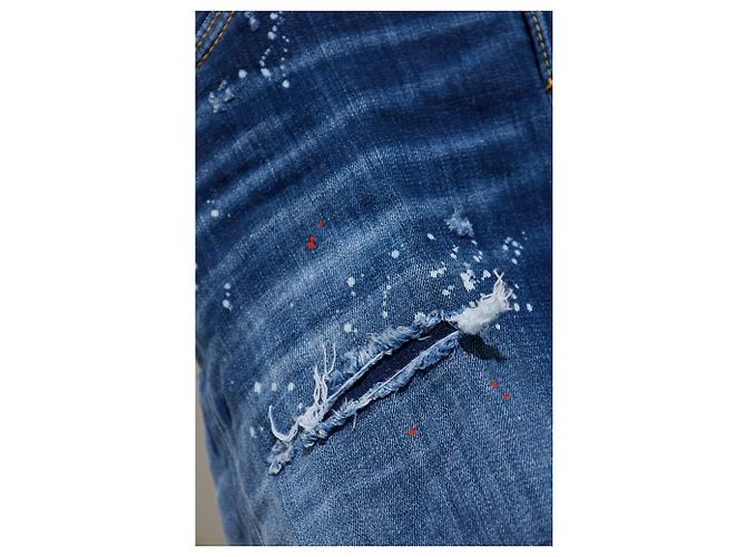 Vaqueros bootcut Traveller Dsquared2 azul marino algodón - vista 5