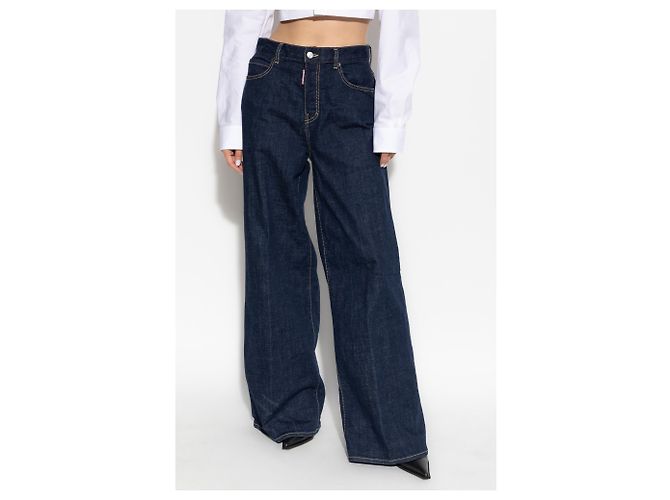 Vaqueros bootcut Traveller Dsquared2 azul marino - vista 3