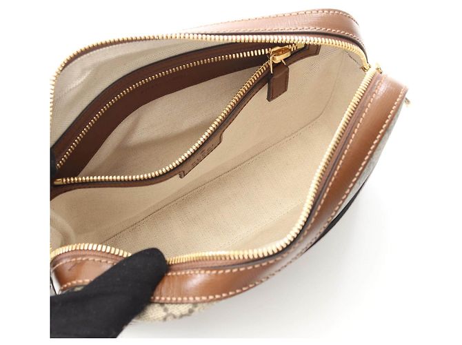 Borsa a tracolla Gucci Interlocking G GG Supreme Coated Canvas - vista 5