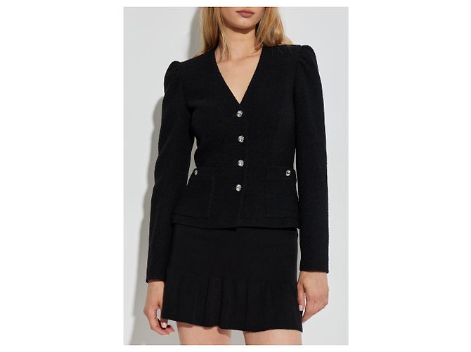 Alessandra Rich Blazer con bottoni lucidi - vista 3