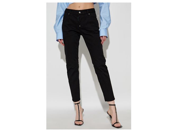 Vaqueros skinny Cool Girl Dsquared2 negros - vista 3