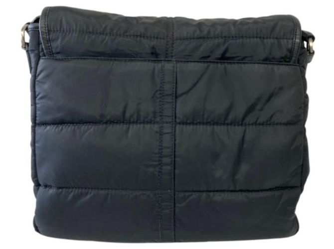 Borsa a tracolla Coach in nylon nero - vista 2