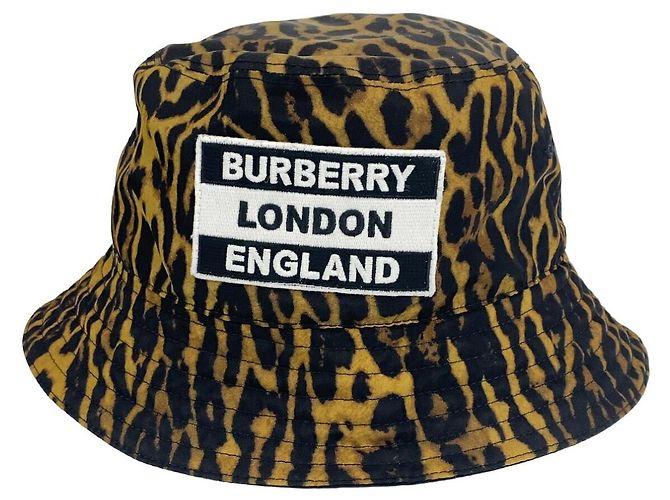 Cappello Bucket Burberry leopardato - vista 2