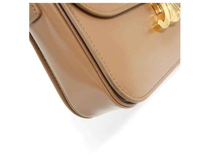 Céline Borsa a tracolla Celine Classic Triomphe in pelle di vitello - vista 4