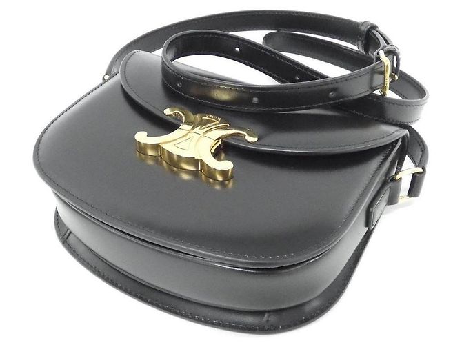 Céline Borsa a tracolla Celine Buzas Claire in pelle di vitello - vista 3