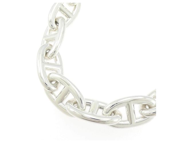 Collana Hermès Chaine d Ancre GM 925 Silver 43cm - vista 3