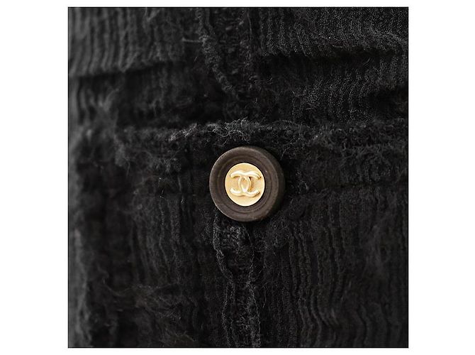 Giacca senza collo in seta e nylon Chanel - vista 3