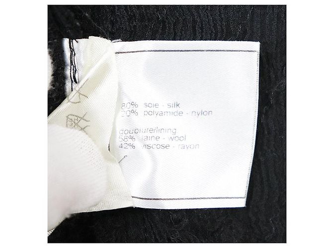 Giacca senza collo in seta e nylon Chanel - vista 7