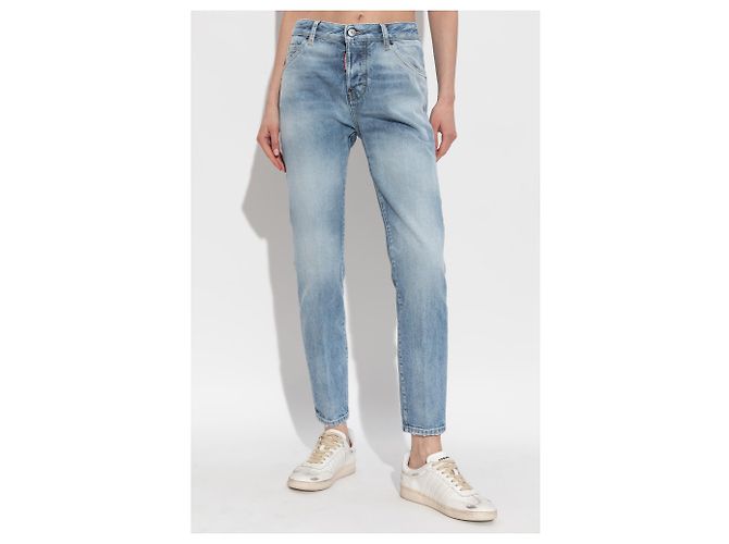 Jeans Cool Girl Dsquared2 de algodón azul - vista 3