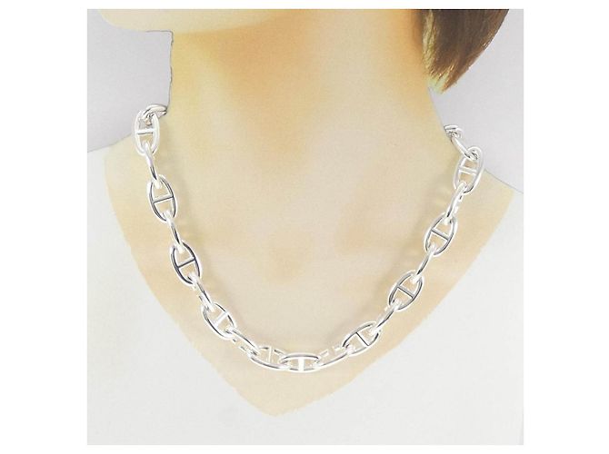 Hermès Collana Hermes Chaine dAncre Argento - vista 5