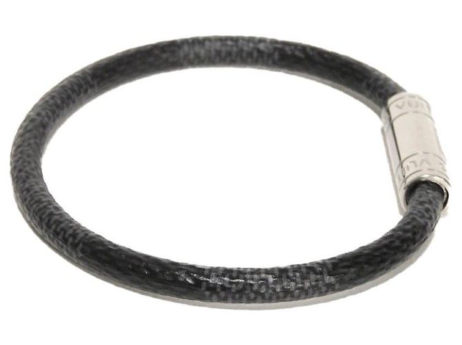 Bracciale Louis Vuitton Brassiere Keep It Damier Graphite Canvas - vista 3