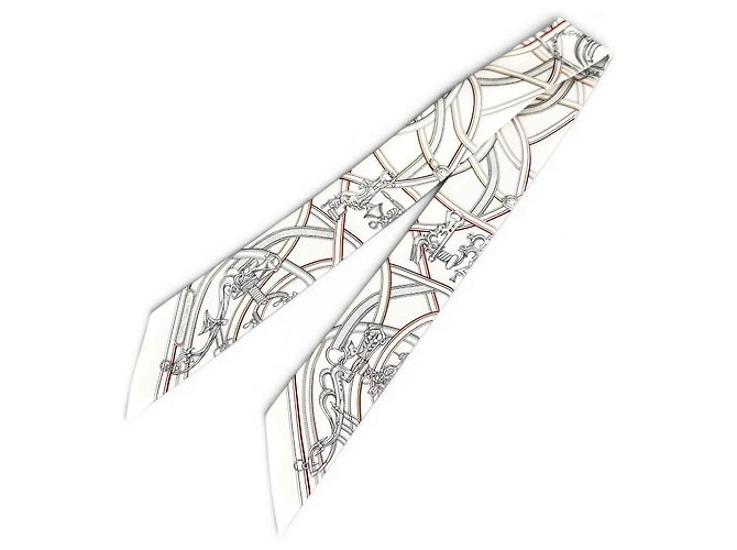 Hermès Legendary Harness Silk Twilly - Ansicht 3