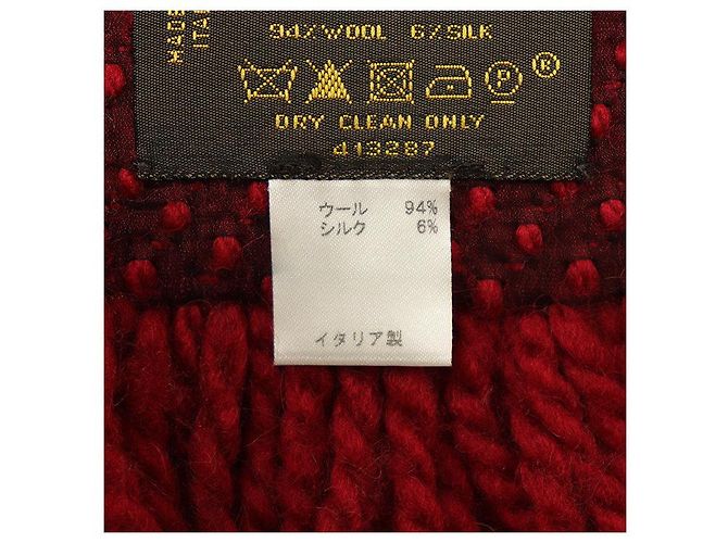 Louis Vuitton Echarpe Logomania Wool Silk Scarf - vista 10