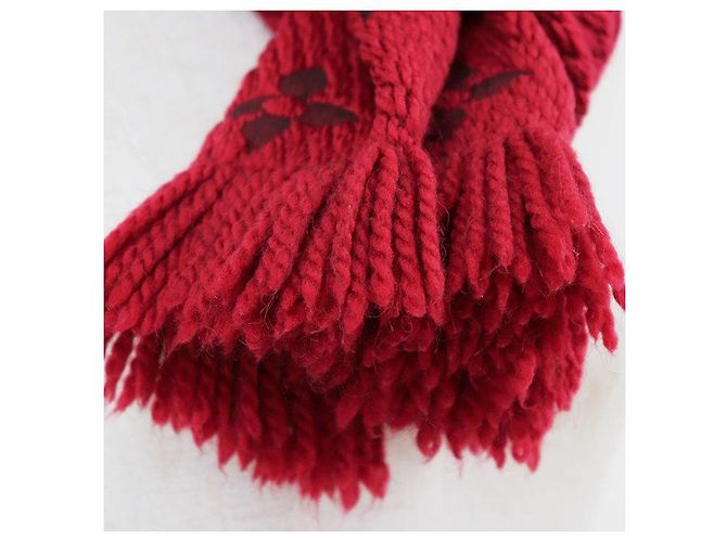 Louis Vuitton Echarpe Logomania Wool Silk Scarf - vista 3
