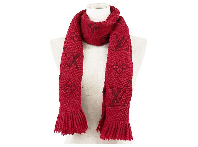 Louis Vuitton Echarpe Logomania Wool Silk Scarf - vista 4