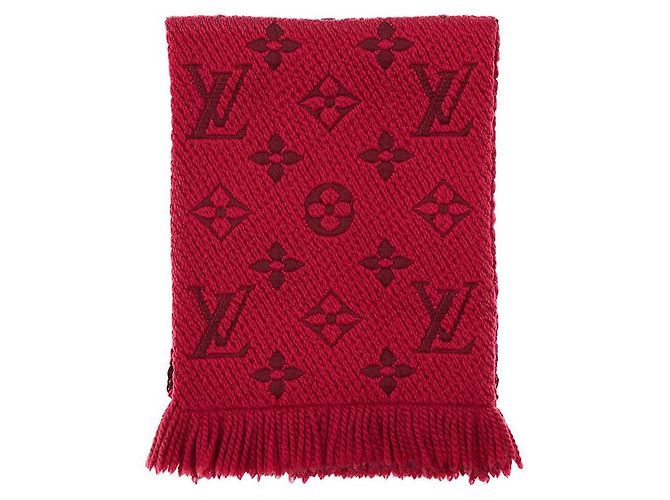 Louis Vuitton Echarpe Logomania Wool Silk Scarf - vista 5