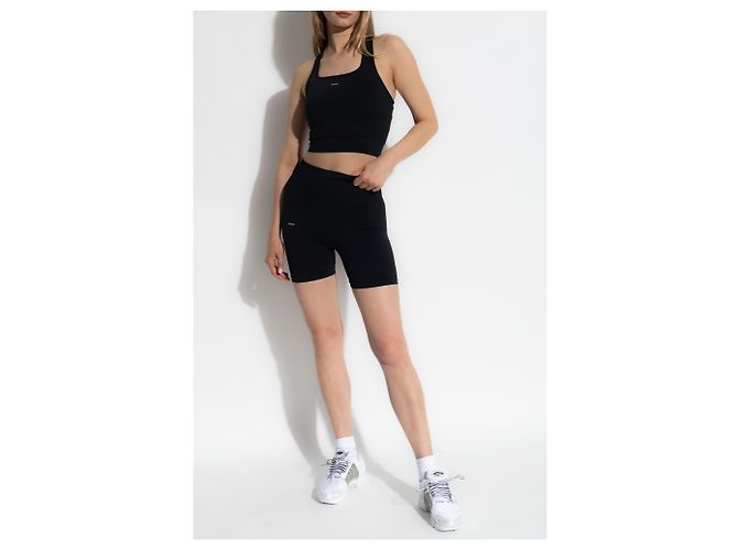Autre Marque Kompressions-Top mit Logo - Ansicht 2