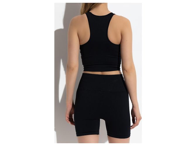 Autre Marque Kompressions-Top mit Logo - Ansicht 4