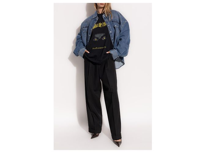 Vêtements Camicia in denim blu VETEMENTS - vista 2