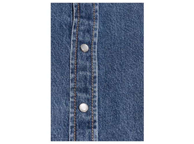Vêtements Camicia in denim blu VETEMENTS - vista 5