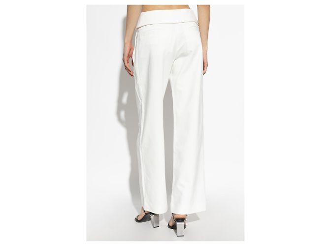 Pantalones Iro Zinia blancos de algodón - vista 4