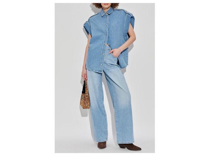 Jeans Ulysse Iro Blu Cotone - vista 2