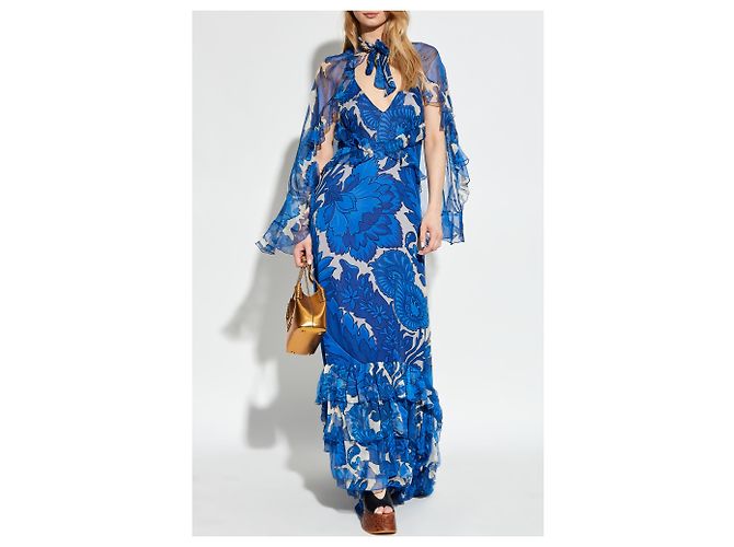 Etro Robe en soie à volants - vue 2
