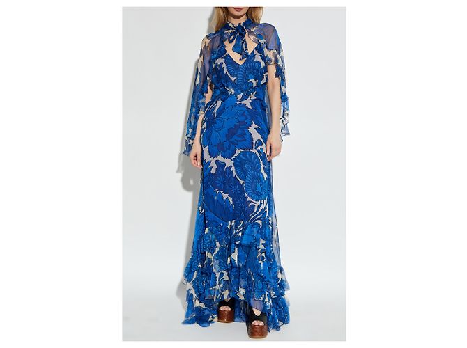 Etro Robe en soie à volants - vue 3