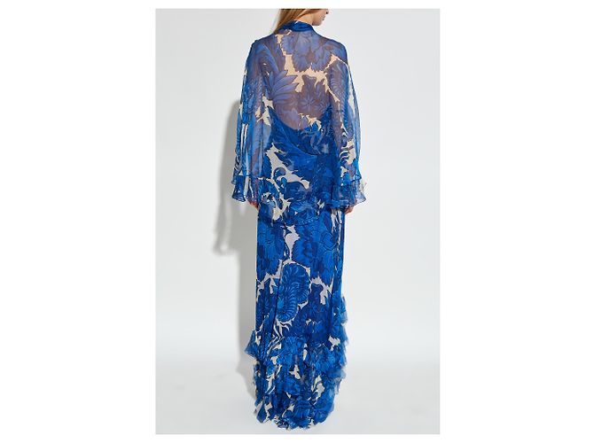 Etro Robe en soie à volants - vue 4