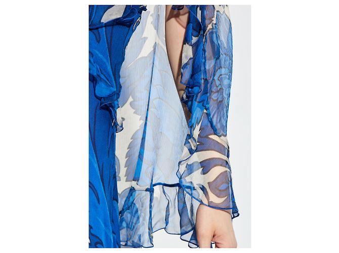 Etro Robe en soie à volants - vue 5