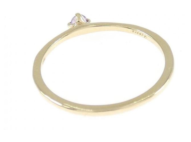 Autre Marque Crocce K10 Gelbgold Amethyst Ring - Ansicht 3