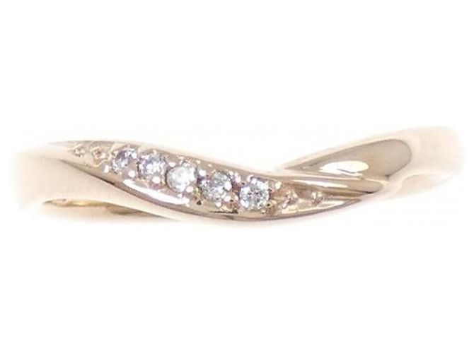 Autre Marque Anello in oro rosa K10 con diamante 4C - vista 2