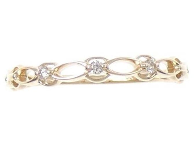 Autre Marque agete K10 Yellow Gold Diamond Ring - Ansicht 2