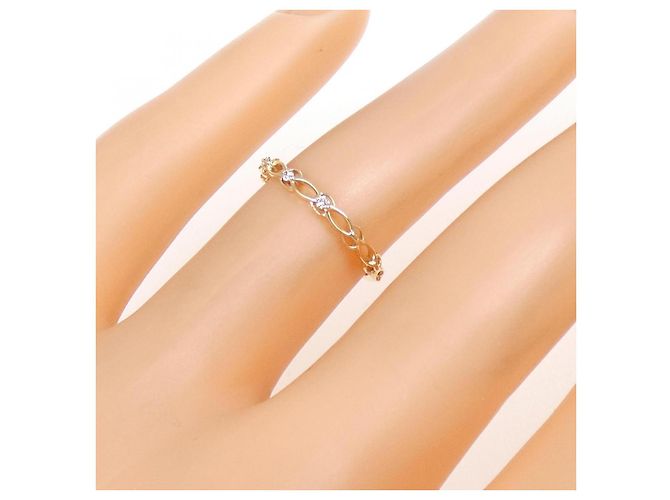 Autre Marque agete K10 Yellow Gold Diamond Ring - Ansicht 5