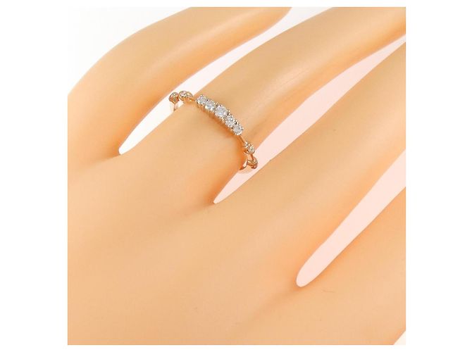 Autre Marque Anello Belciore Au750 in oro rosa e diamanti - vista 5