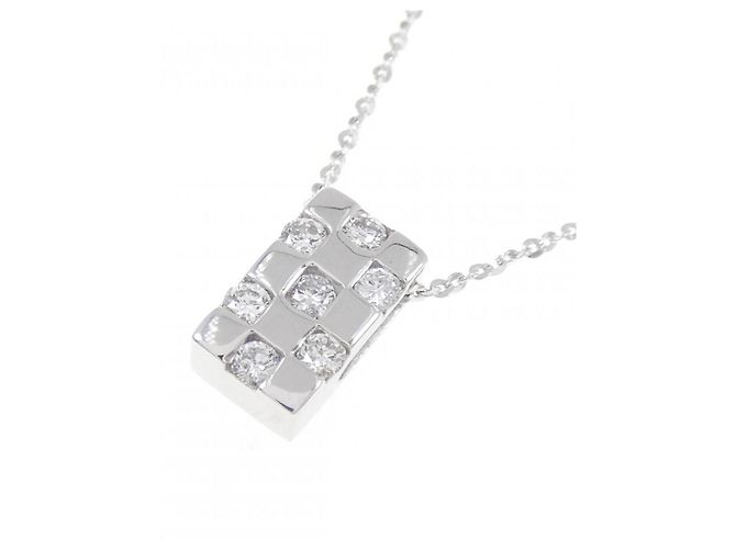 Autre Marque Collana in oro bianco Au750 e diamanti - vista 3