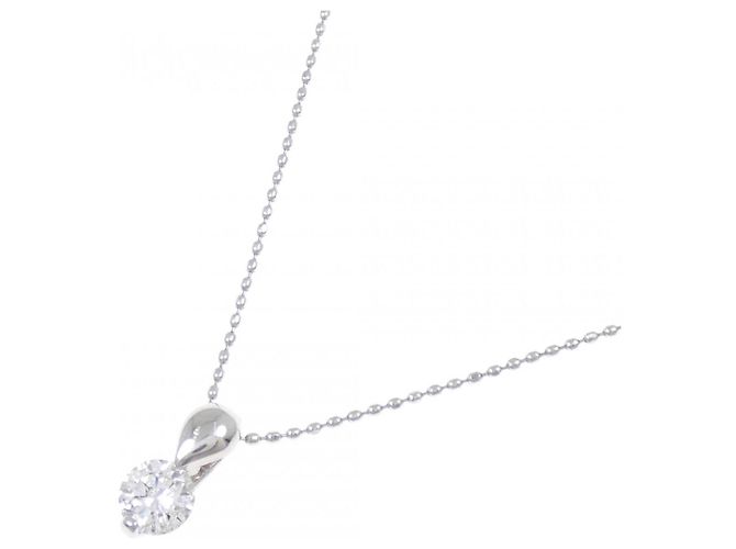 Autre Marque Platin-Diamant-Halskette - Ansicht 2