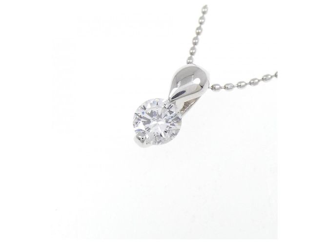 Autre Marque Platin-Diamant-Halskette - Ansicht 3