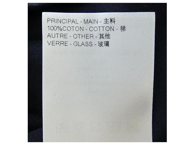 Camiseta de algodón con firma bordada Louis Vuitton - vista 3