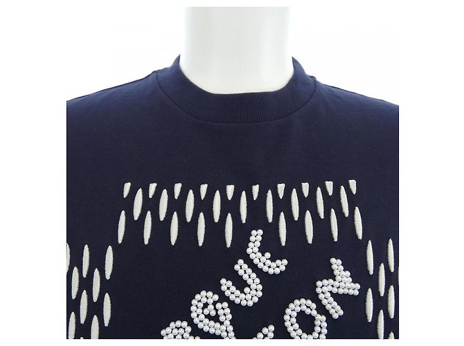 Camiseta de algodón con firma bordada Louis Vuitton - vista 5