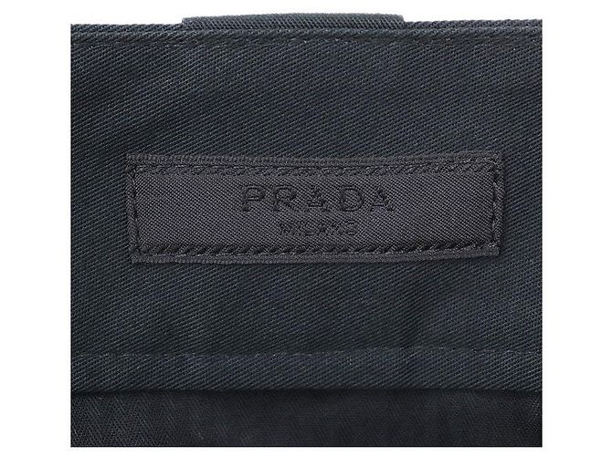 Pantaloncini Prada in cotone nero - vista 6