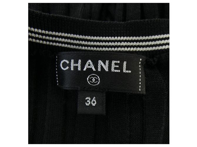 Chanel Stricktop Schwarz - Ansicht 4
