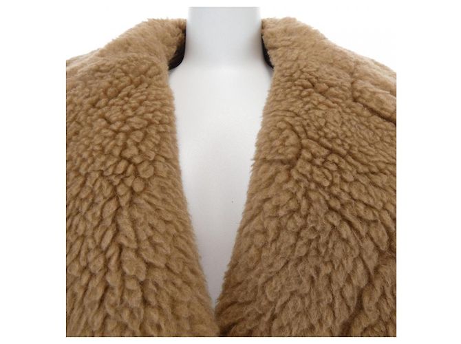 Abrigo Max Mara Teddy Camel de seda - vista 5