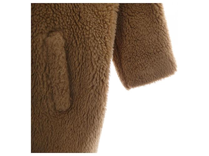 Abrigo Max Mara Teddy Camel de seda - vista 6