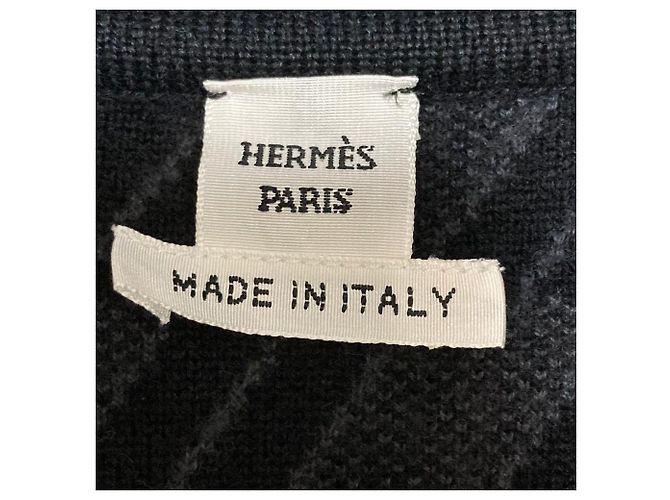Hermès Abrigo Hermes Bias H Knit - vista 5