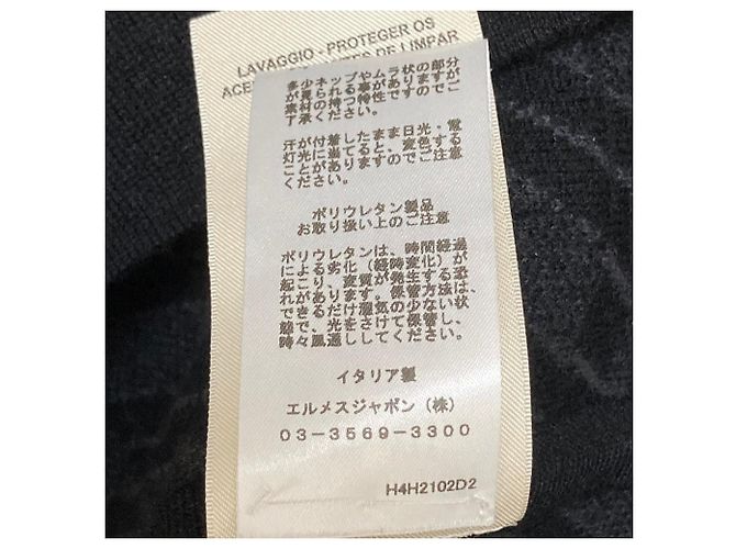 Hermès Abrigo Hermes Bias H Knit - vista 9