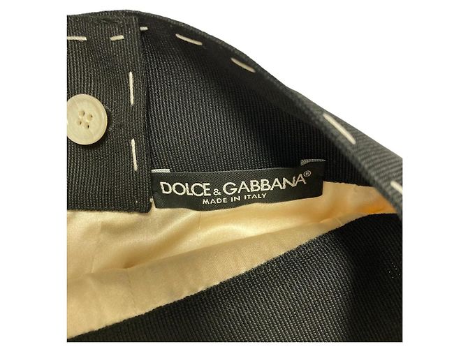 Dolce & Gabbana Falda de gabardina de lana Dolce&Gabbana - vista 7