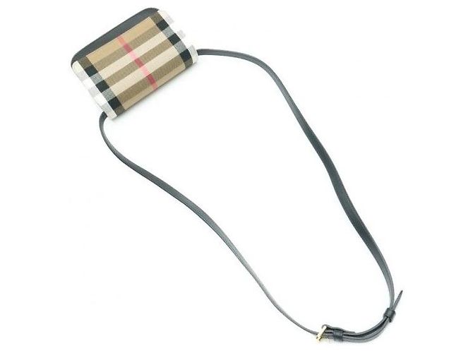 Burberry Borsa a tracolla con patta Madison Check - vista 6